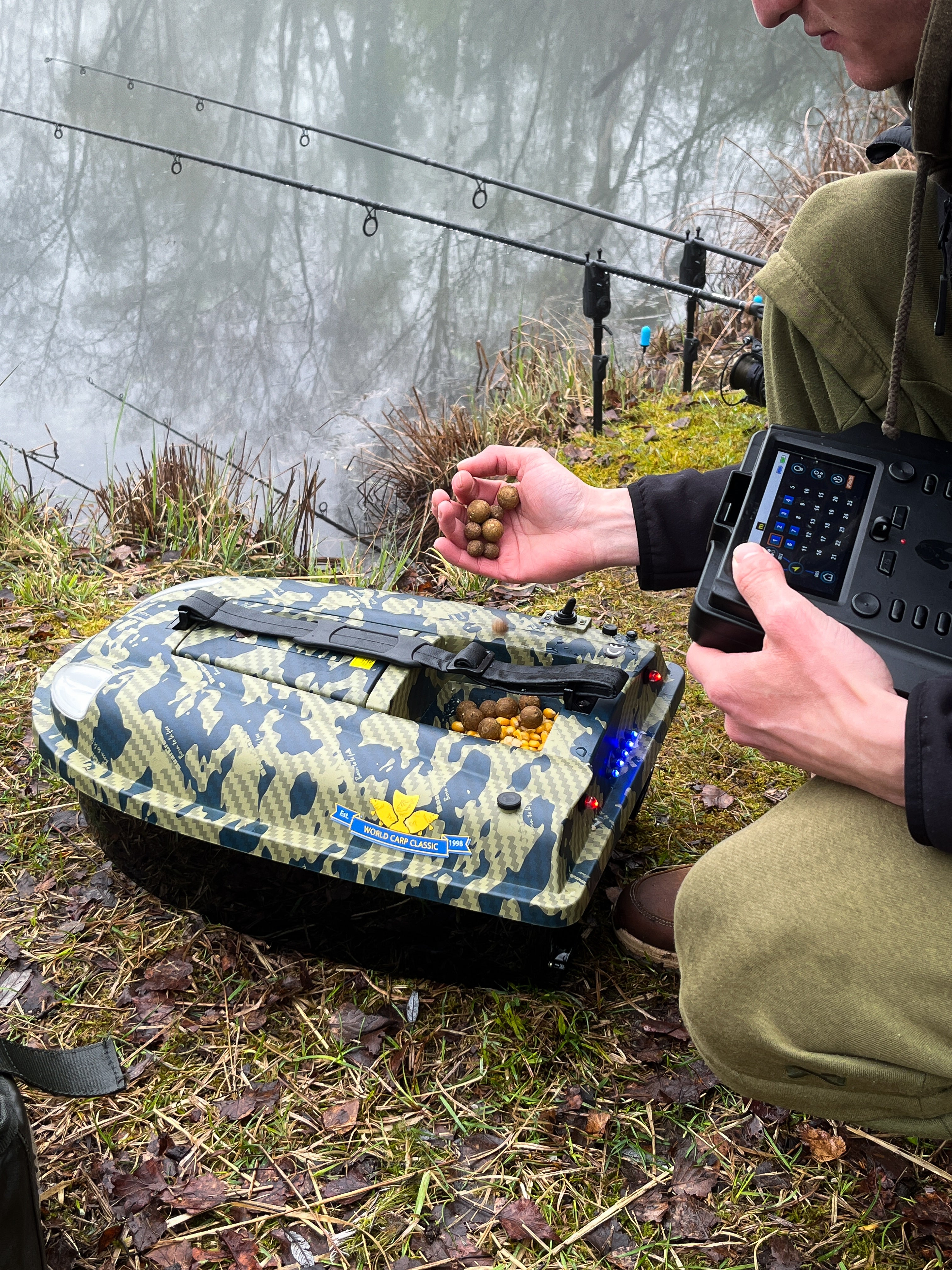 iPilot15 Karpfenangeln Köderboot mit GPS-Autopilot-System von BearCreeks