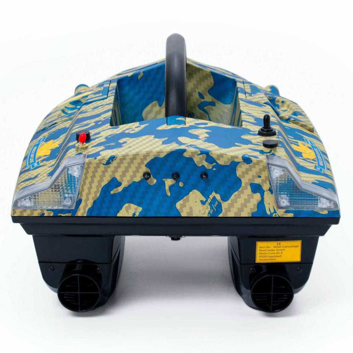 BearCreeks iPilot40 Karpfenangeln Futterboot mit GPS-Autopilot-System und optionalem Fischfinder