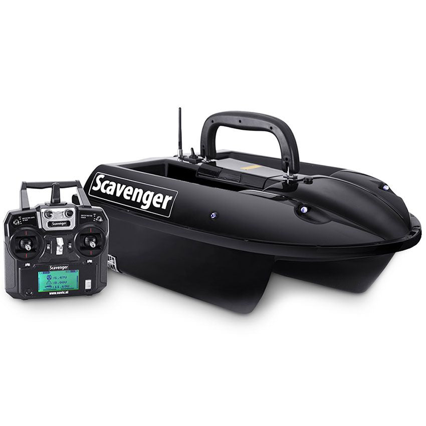 BearCreeks Scavenger Bait Boat mit optionalem GPS-Autopiloten und Sonar-Fischfinder
