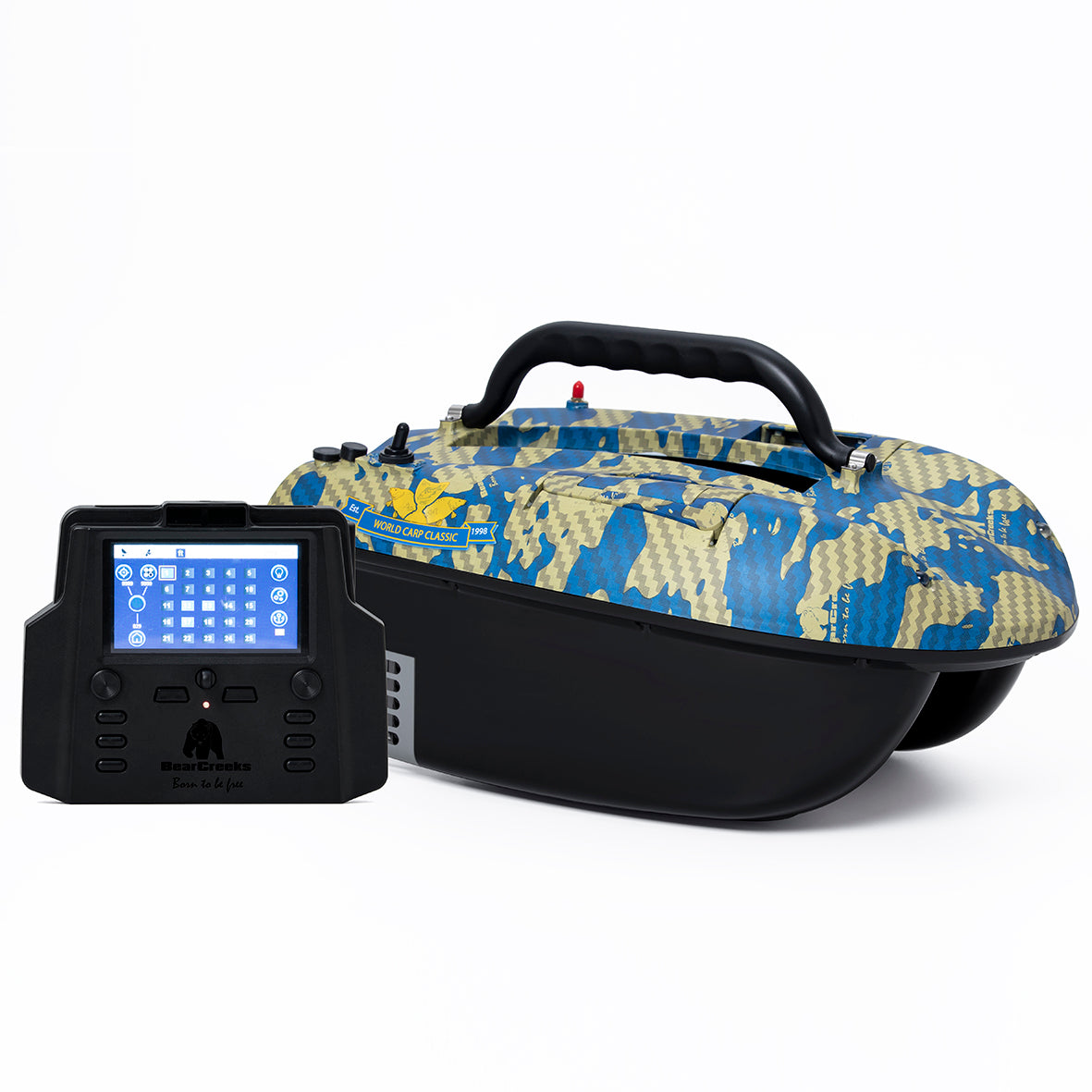 BearCreeks iPilot18 Karpfenangeln Futterboot mit GPS-Autopilot-System und optionalem Fischfinder