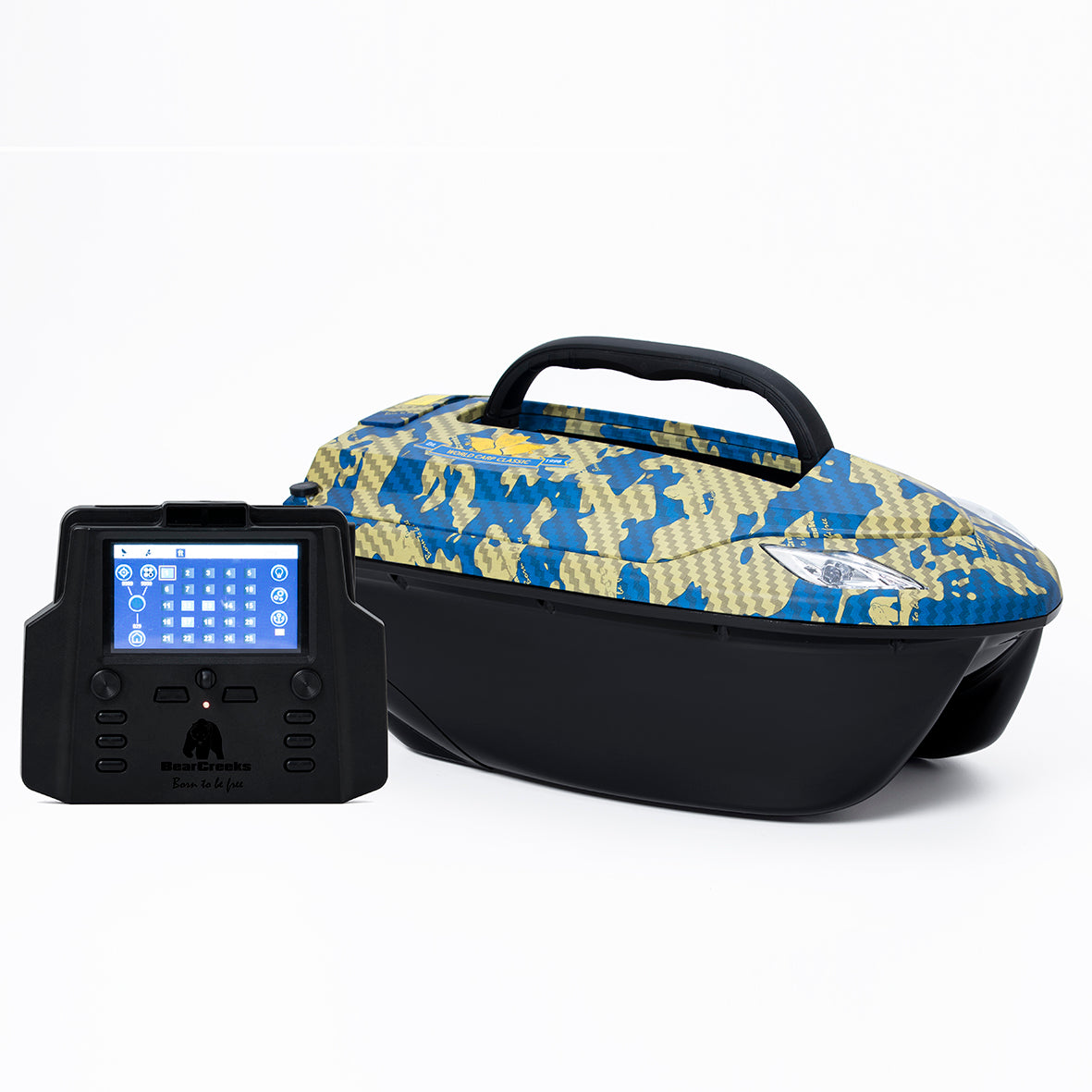 BearCreeks iPilot20 Karpfenangeln Futterboot mit GPS-Autopilot-System und optionalem Fischfinder