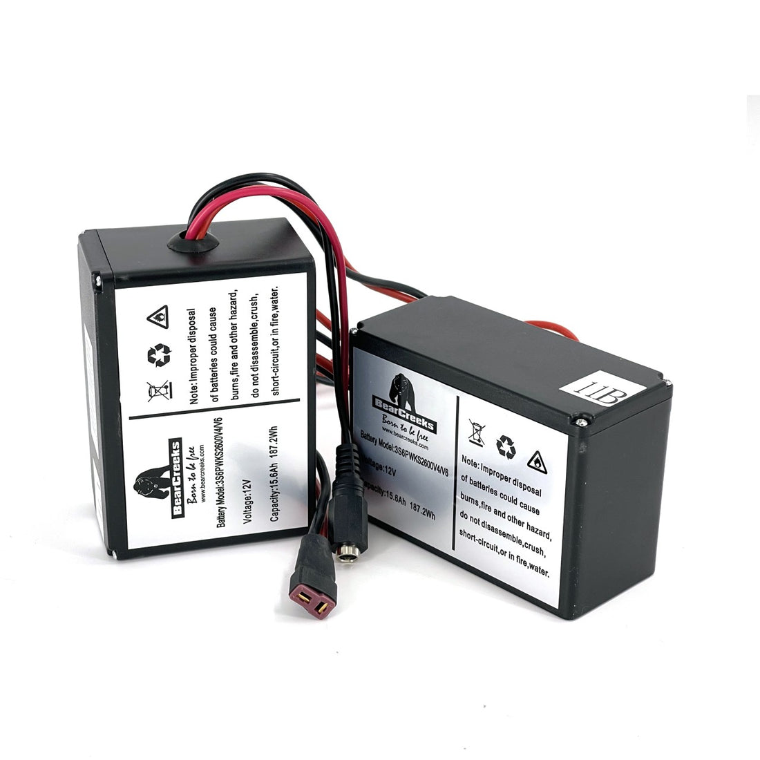 Lithium-Batterien für BearCreeks Navimate & Carpmate Köderboot