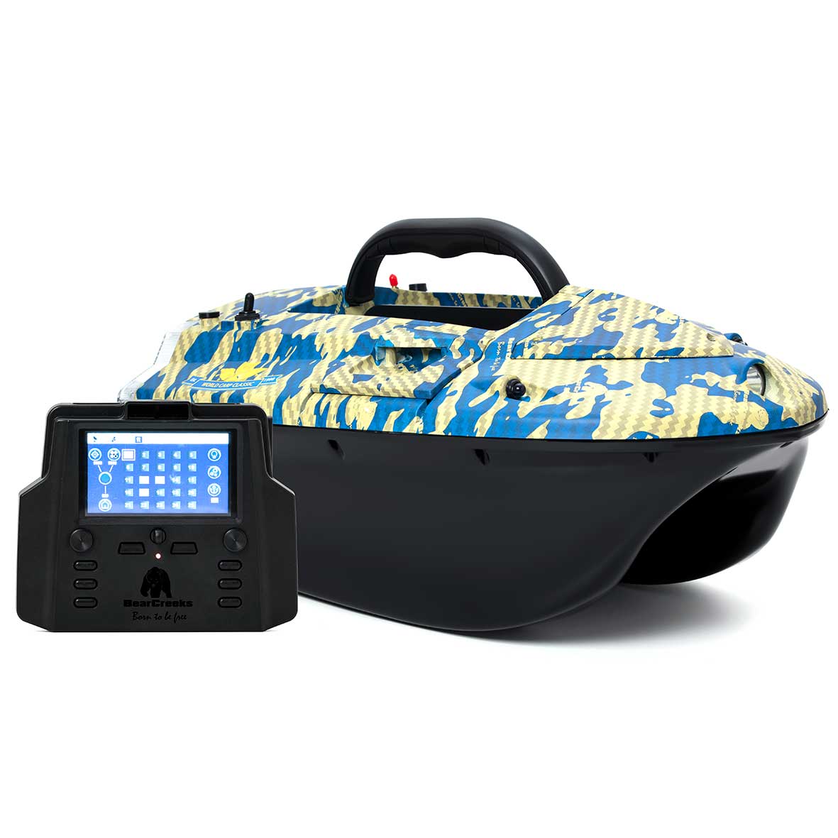 BearCreeks iPilot40 Karpfenangeln Futterboot mit GPS-Autopilot-System und optionalem Fischfinder