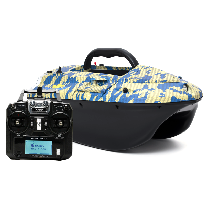 BearCreeks iCatcher Baitboat mit GPS-Autopiloten und optionalem Fischfinder