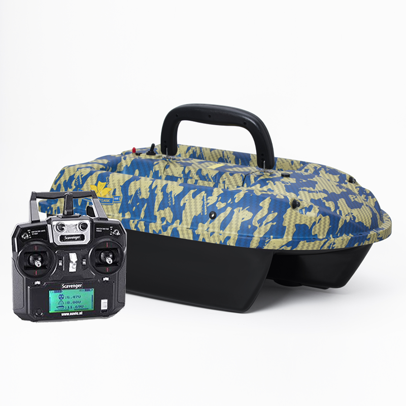 BearCreeks Scavenger Bait Boat mit optionalem GPS-Autopiloten und Sonar-Fischfinder